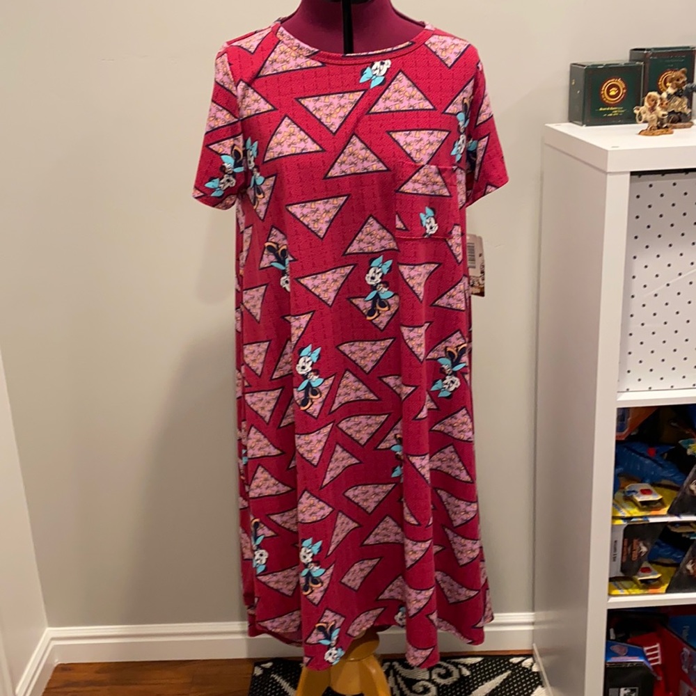 LuLaRoe Disney Carly dress size L